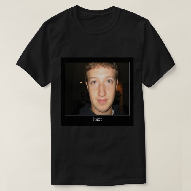 Camiseta Meme de Mark Zuckerberg (Diseño del anverso)
