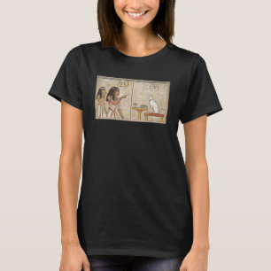 Camiseta Meme de Mujer Gritándole al Gato Símbolos del Anti