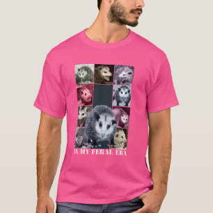 Camiseta Meme de Opossum en mi era feral