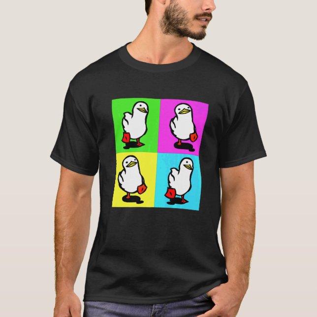 Camiseta Meme De Pato Para Hombres Mujeres Pato De Goma (Anverso)