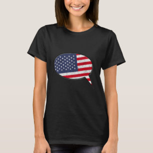 Camiseta Meme de patriotismo en los medios sociales de colo
