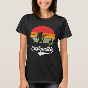 Camiseta Meme de pesca de Castquatch Funny B Fisherman