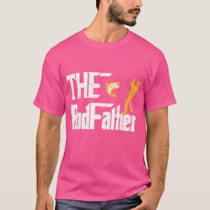Camiseta Meme De Pesca Gracioso Del Rodfather Fishing Rod
