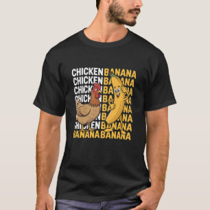 Camiseta Meme de plátano de pollo