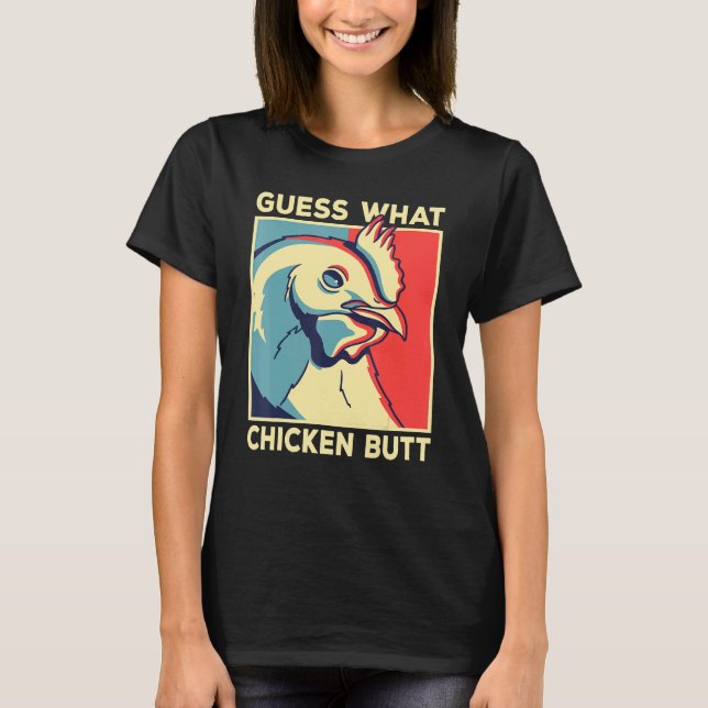 Camiseta Meme De Pollo Adivina Qué Torno De Pollo (Anverso)
