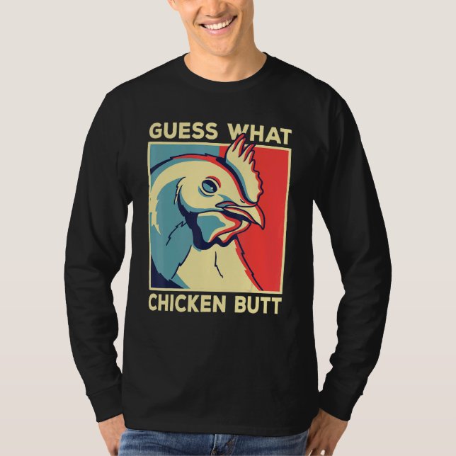Camiseta Meme De Pollo Adivina Qué Torno De Pollo (Anverso)