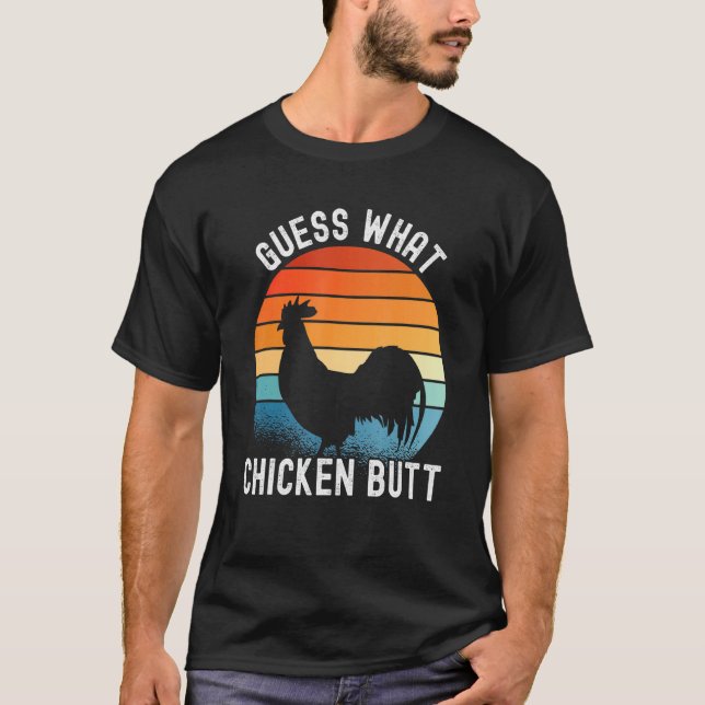 Camiseta Meme De Pollo Adivina Qué Torno De Pollo (Anverso)