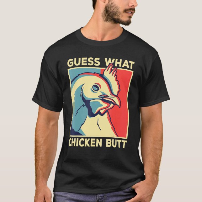 Camiseta Meme De Pollo Adivina Qué Torno De Pollo (Anverso)