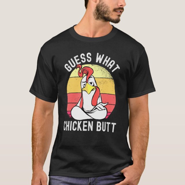 Camiseta Meme De Pollo Adivina Qué Torno De Pollo 1 (Anverso)