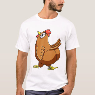 Camiseta Meme de Pollo Confundido