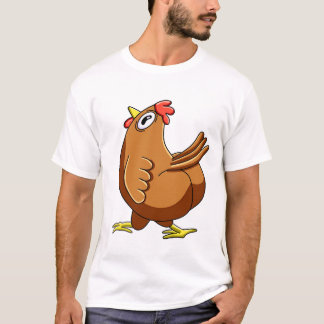 Camiseta Meme de Pollo Confundido