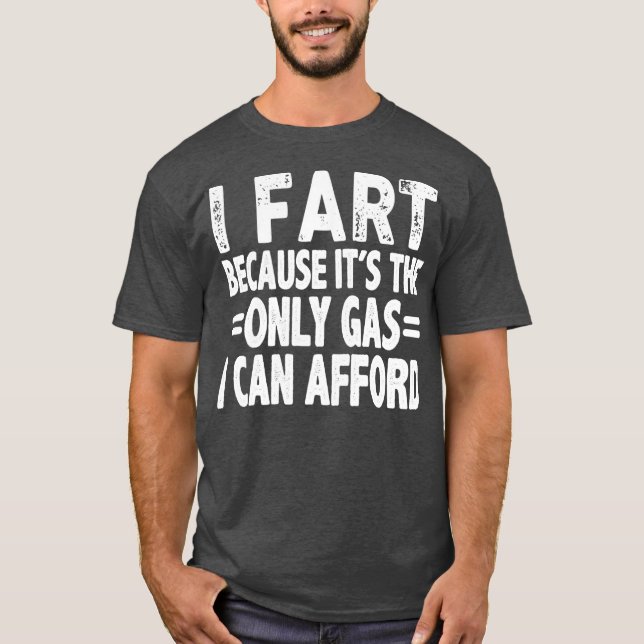 Camiseta Meme de precios del gas para hombres gracioso sarc (Anverso)