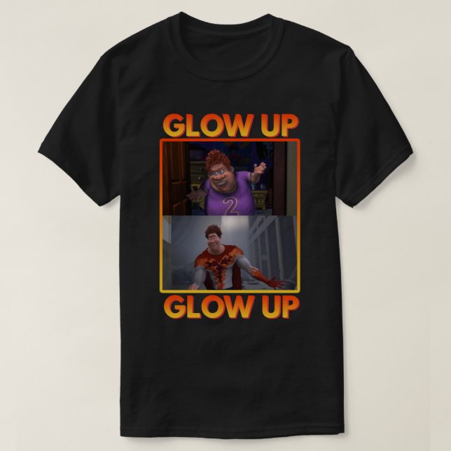 Camiseta Meme de resplandor niño pequeño Titan Apriete Mega (Diseño del anverso)