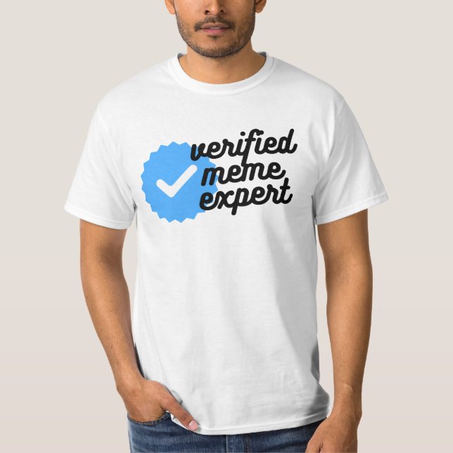 Camiseta Meme de Rótulo de suscripción divertida Tee expert (Anverso)