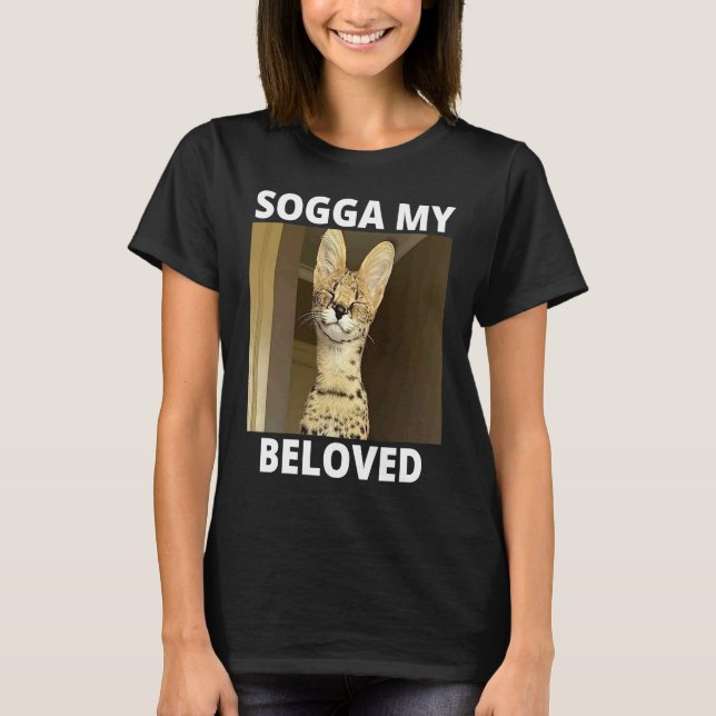 Camiseta Meme de Sogga Mi Querido Gato Serval (Anverso)