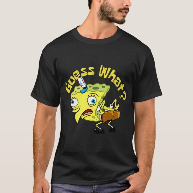 Camiseta Meme de Spongebob Chicken Butt (Anverso)