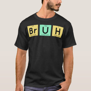 Camiseta Meme de tabla periódica de regalo de química bruta