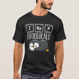 Camiseta Meme de tabla periódica Meh Penguin de Science I N