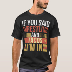 Camiseta Meme de Taco y Lucha Libre para Luchadores Mexican