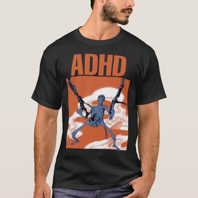Camiseta Meme de TDAH (Anverso)
