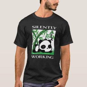 Camiseta Meme de trabajo divertido de Panda