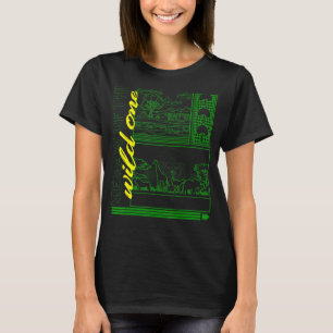 Camiseta Meme de Wild One Zoo Trip Safari Jungle Animal