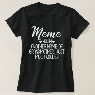 Camiseta Meme Definition Funny Grandma Mother Day Gift