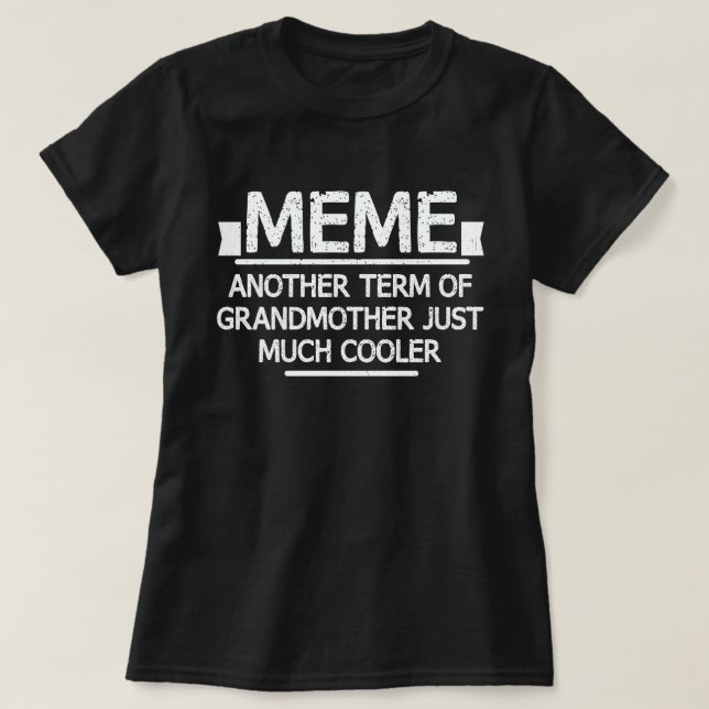 Camiseta Meme Definition Funny Grandma Mother Day Gift (Diseño del anverso)