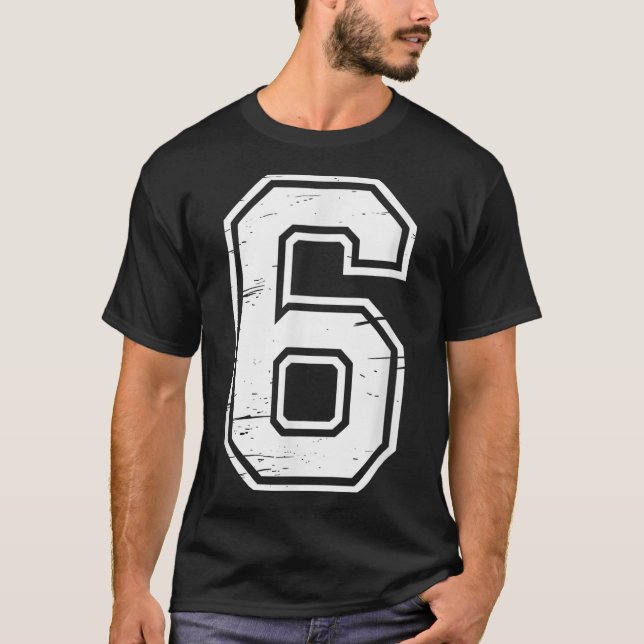 Camiseta Meme del 7 Número 67 Seis Siete  (Anverso)