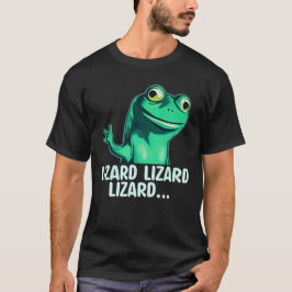 Camiseta Meme del botón de Elio Lizard gracioso
