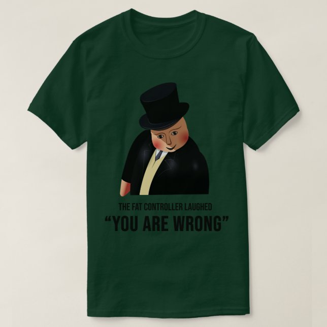 Camiseta Meme del controlador de grasa (Diseño del anverso)