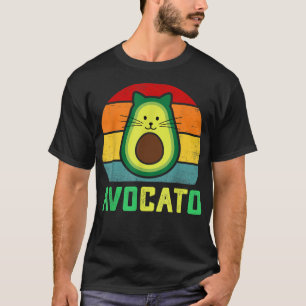 Camiseta Meme del gato Aguacate Vegan Funny
