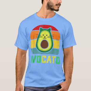 Camiseta Meme del gato Aguacate Vegan Funny