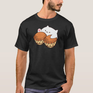 Camiseta Meme del gato Bongo Cat merch Cute