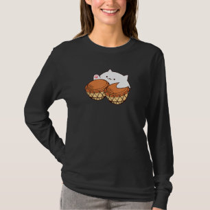 Camiseta Meme del gato Bongo Cat merch Cute