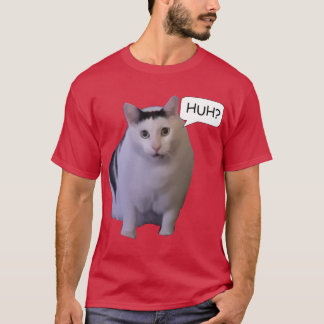 Camiseta Meme del gato Huh familia retro