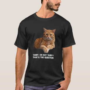 Camiseta Meme del gato naranja Abby