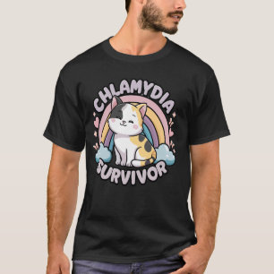 Camiseta Meme del gato para los supervivientes de la clamid
