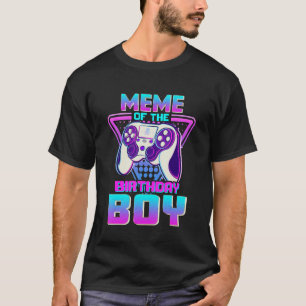 Camiseta Meme Del Juego De Videojuegos Birthday Boy
