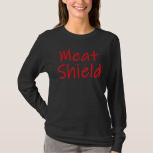 Camiseta Meme Del Juego Del Escudo De La Carne Para Los Jug