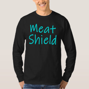 Camiseta Meme Del Juego Del Escudo De La Carne Para Los Jug