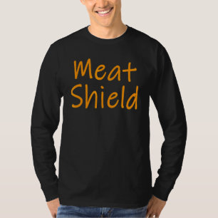 Camiseta Meme Del Juego Del Escudo De La Carne Para Los Jug