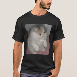 Camiseta meme del maullido de gato