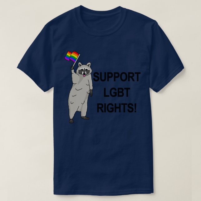 Camiseta Meme del Orgullo Raccoon (Diseño del anverso)