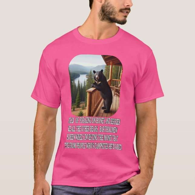 Camiseta Meme del oso gracioso animal de la mugre (Anverso)