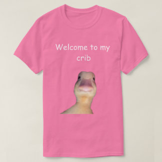 Camiseta Meme del Pato Divertido – “Bienvenido a Mi Casa” A