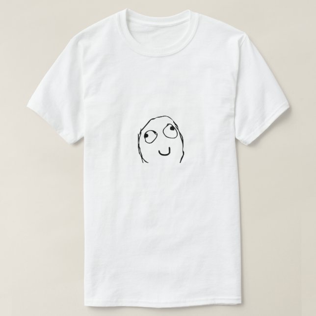 Camiseta Meme Derp Face (Diseño del anverso)