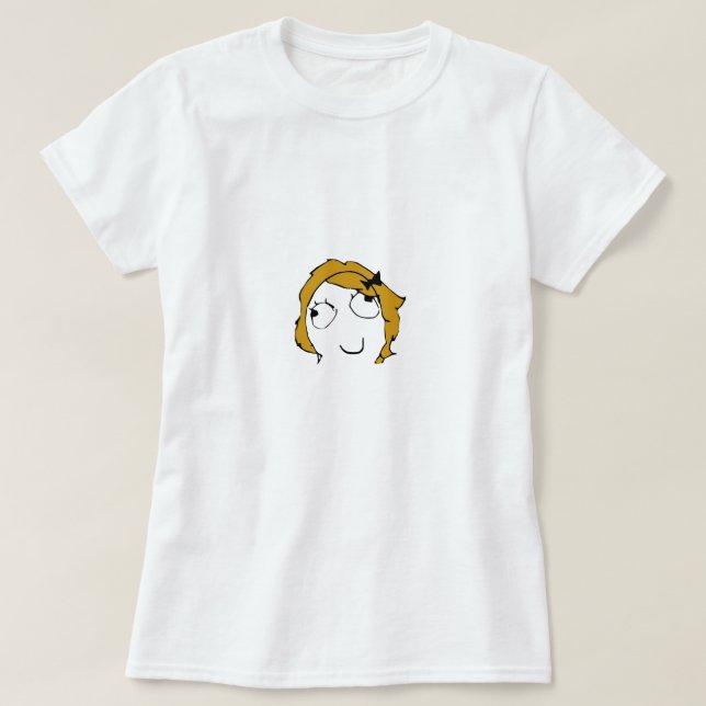 Camiseta Meme Derpina Face (Diseño del anverso)