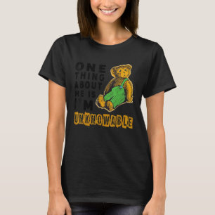 Camiseta Meme desconocido Una cosa sobre mí es que no lo sé