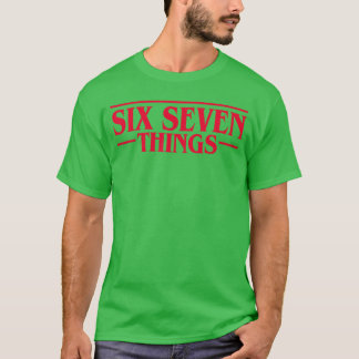 Camiseta Meme Divertido 67 Retro Seis Siete Cosas Hombres M